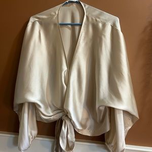 Oak and Fort wrap top